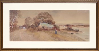 A vintage Louis K Harlow watercolor 3063f5