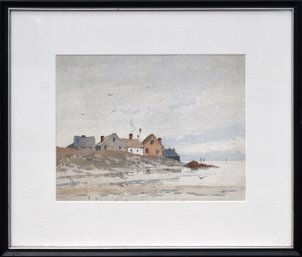 An unsigned Louis K. Harlow watercolor