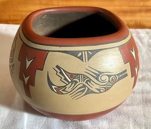 Pottery bowl signed on bottom Margaret 306498