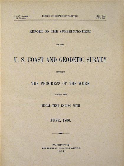 1 vol U S Coast and Geodetic 4d718