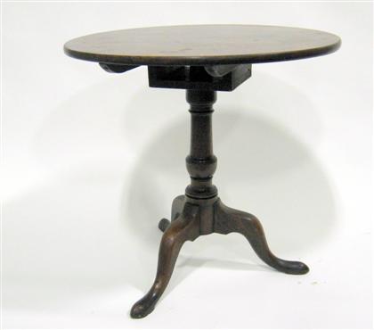 George III oak tea table late 4d724