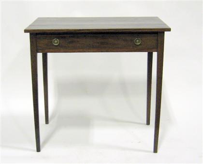 George III oak side table late 4d726