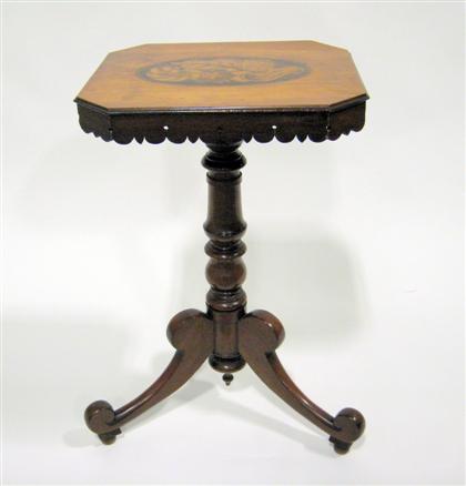 Victorian mahogany and marquetry