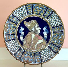 19th C. Italian Majolica charger