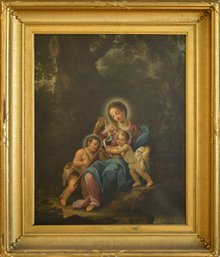 A large 19th C. oil on canvas,
