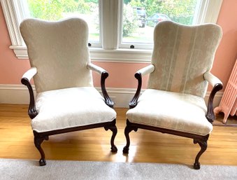 A pair of ca 1900 vintage Chippendale 30685c