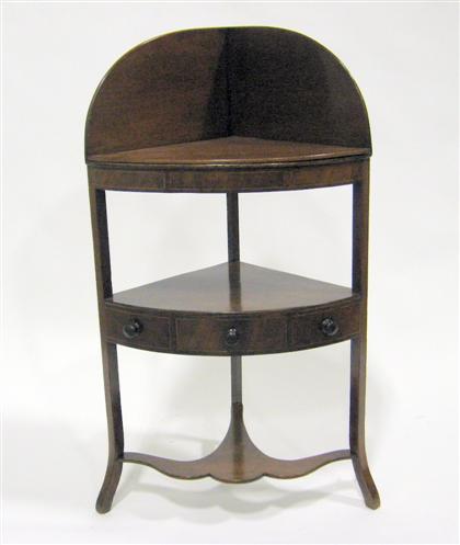 Georgian mahogany two tier corner 4d73e