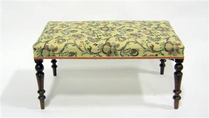 English upholstered mahogany bench 4d73f