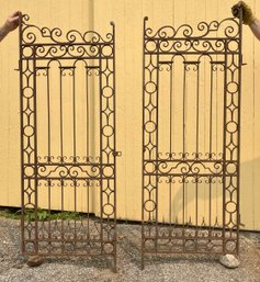 A pair of vintage wrought iron 306885