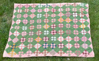 An early 20th C. handmade patchwork