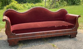 An antique classic New York Empire mahogany