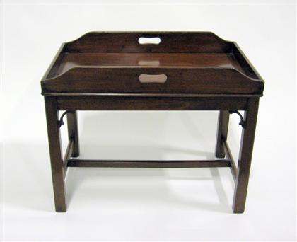 English mahogany butler s tray 4d747