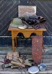 Vintage military related items,