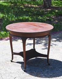 Ca 1910 circular mahogany center 306929