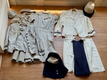 Vintage womens Navy uniforms, including: