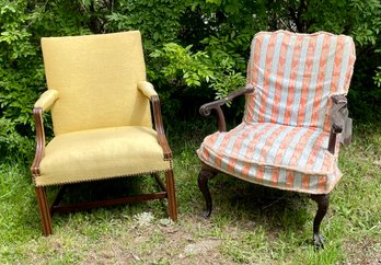 A vintage yellow upholstered Lolling 306956