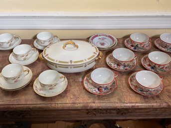 Ca. 1900 Japanese cups and saucers,