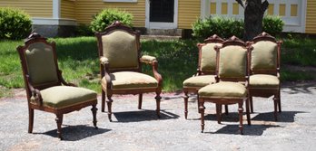 A set of five late 19th C Victorian 306a0b