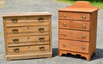 Victorian cottage four drawer chest 306a20