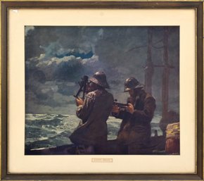 A vintage Winslow Homer color lithograph  306a1a