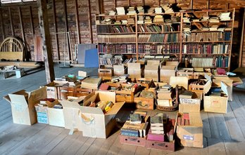 An extensive library of vintage