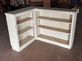A vintage 1960's white painted