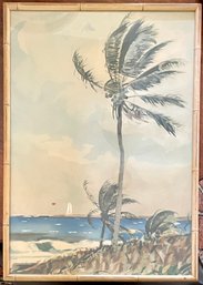Vintage Winslow Homer lithograph, “Palm