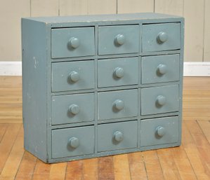 A vintage 12 drawer apothecary 306add