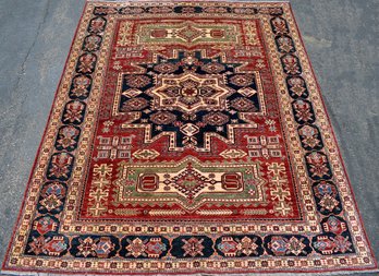 A vintage room size Oriental rug