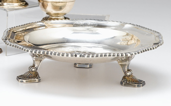 William IV sterling silver footed