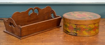 Mid 19th C walnut cutlery box 306b1f