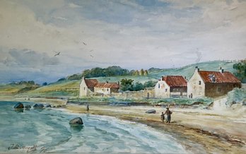 An antique watercolor by John Ballingall