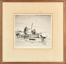 A vintage Churchill Ettinger etching  306b5c