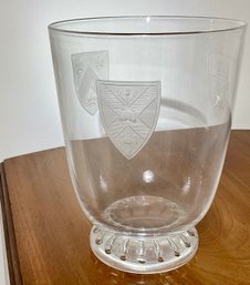A vintage Steuben vase/cache pot with