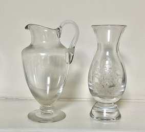 A vintage floral etched Val St 306b75