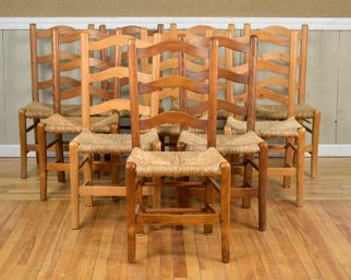 A set of 10 vintage pine country 306b80
