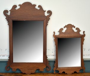 Two antique Chippendale wall mirrors  306c04