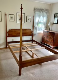 A vintage cherry, four post, Queen size