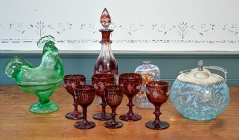 A collection of Victorian glassware  306c41