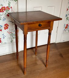 A early 19th C Cherry one drawer 306c7d