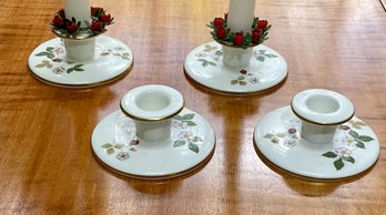 Four Wedgwood Wild Strawberry china 306c8a