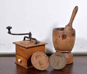 Country wooden ware, including: