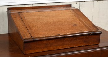 Antique mahogany lap desk with 306ce7