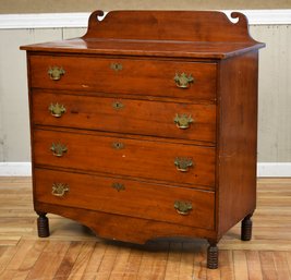 Ca 1830s Sheraton mahogany chest 306cf0