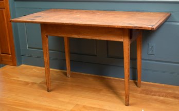 Antique pine one drawer work table 306cfe