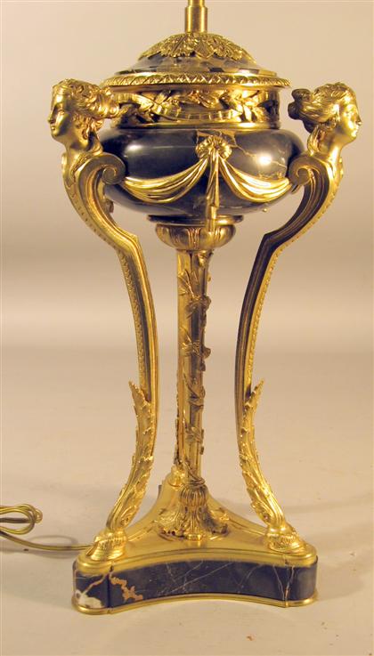 Louis XVI style gilt bronze and