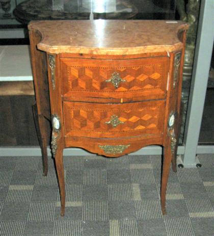 Pair of Louis XVI style parquetry