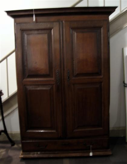 Provincial French walnut armoire 4d7d2