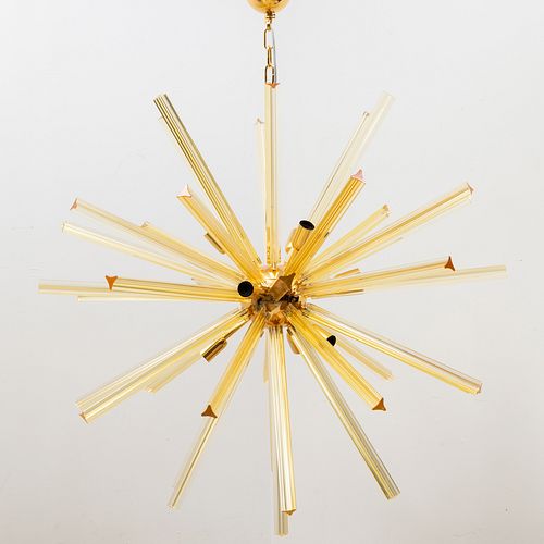 AUTUNNO BRASS AND LUCITE SPUTNIK 3095bc