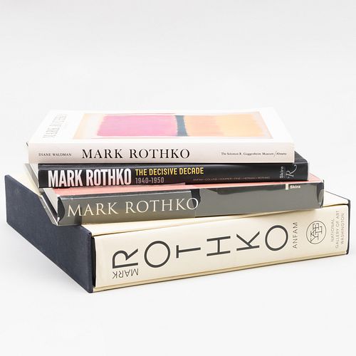 FOUR BOOKS ON MARK ROTHKOIncluding: